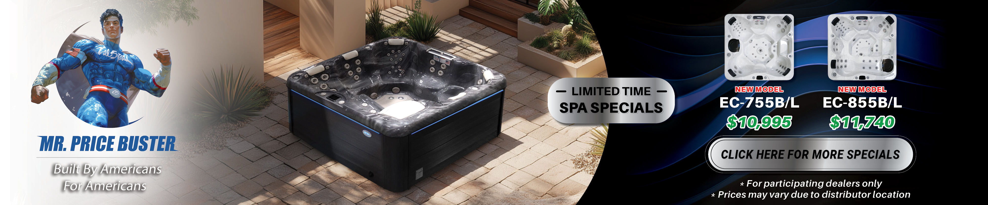 Calspas hot tub being used in a family setting - Cheyenne
